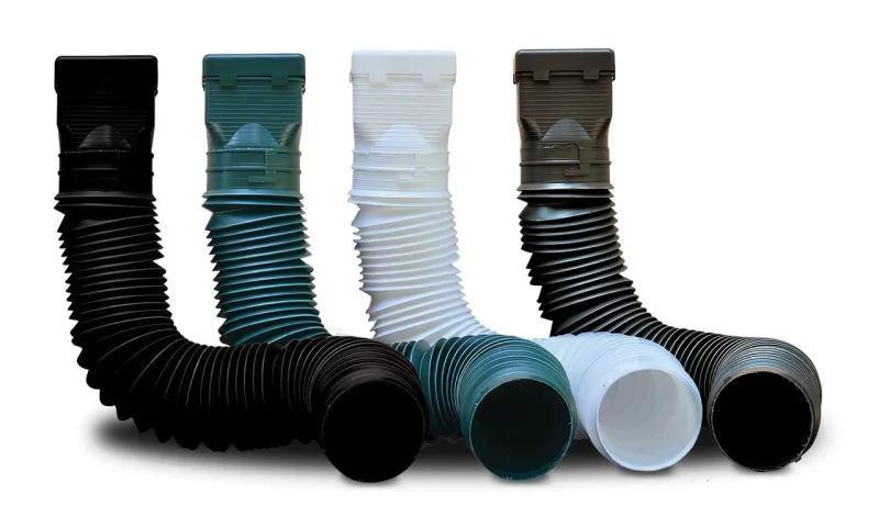 Ground Spout Flexible Downspout Extension by t | Green | Roof and Gutter Accessories  | Extends 45 inches | 25"x4"x4" - Image 2