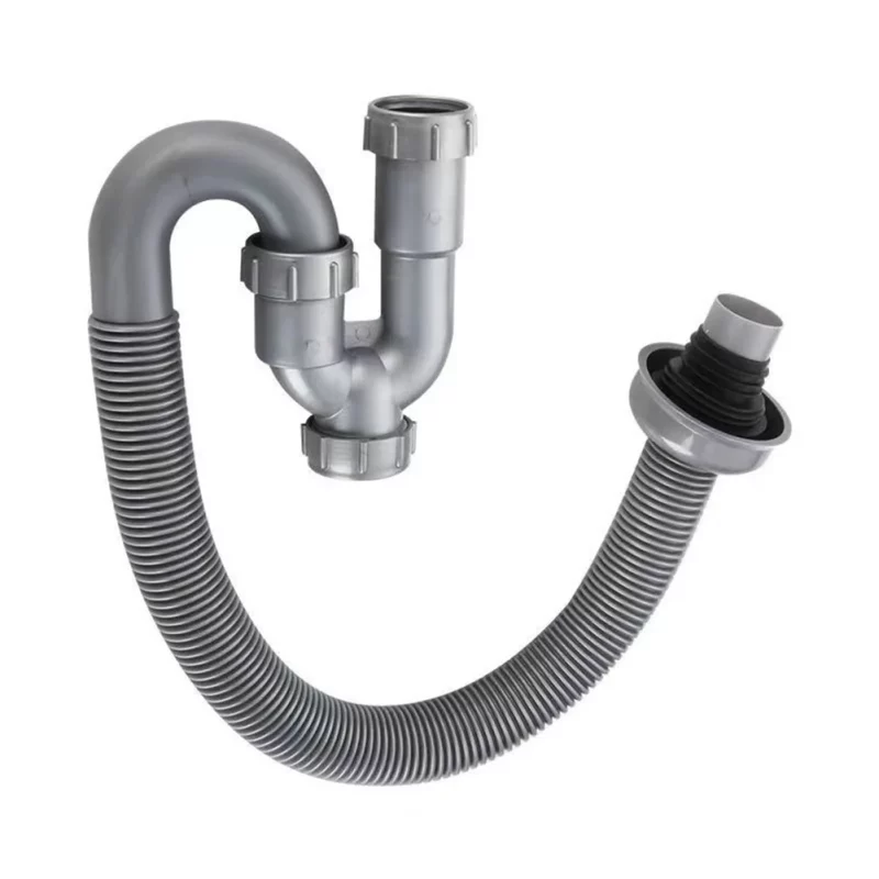 Flexible Drainage Pipe Kitchen Sink Drain Pipe Kit Flexible Tubing