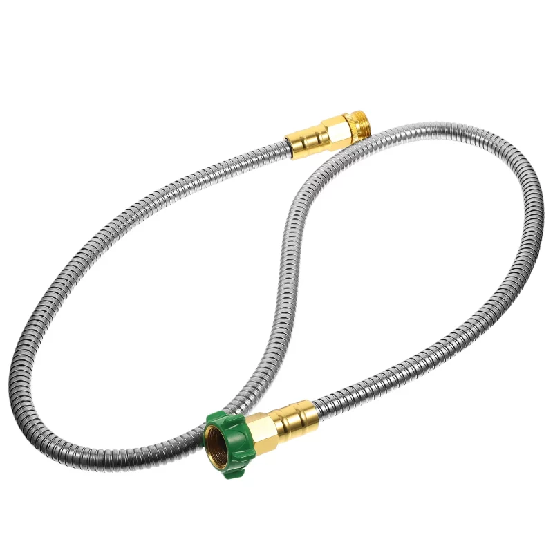 Metal Garden Hose Rv Water Sink Sewer Tube Stainless Steel Flexible 304