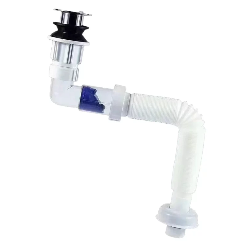 Sink Drain Pipe Replaces Easy to Install Drainage Tube Flexible Waste Water Pipe Sewer Drain Hose for Kitchen Sink Home Bathroom Hotel - Image 2
