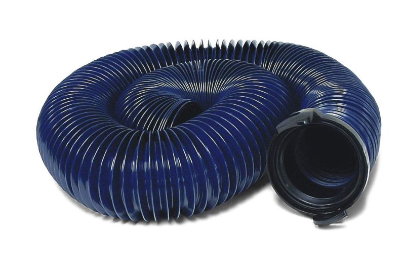 Quick Drain Standard RV Sewer Hose with T1024 Adapter - 20' - Image 2