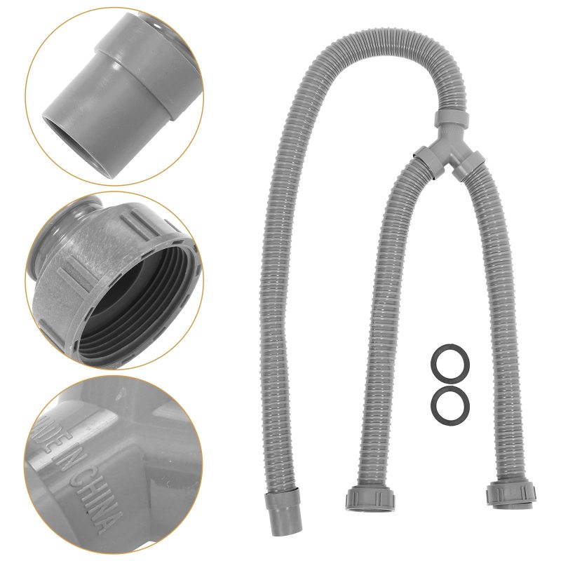 Y Type Sewer Pipe Three-way Drainage Pipe Kitchen Sewer Pipe Y Type Drain Hose Sewer Pipe