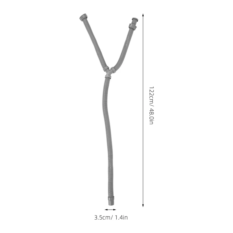 Y Type Sewer Pipe Three-way Drainage Pipe Kitchen Sewer Pipe Y Type Drain Hose Sewer Pipe - Image 2