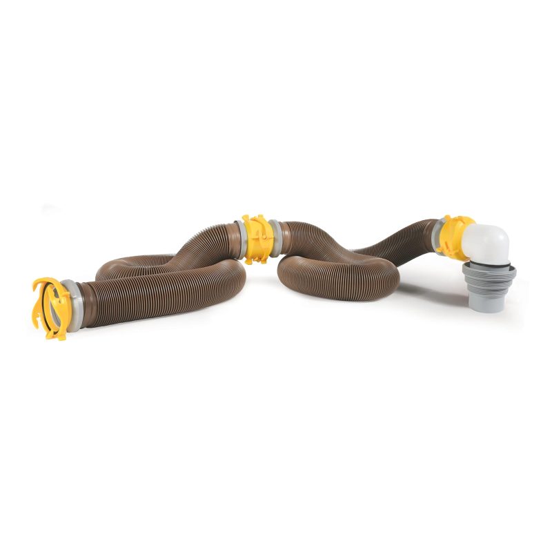 (2 pack)  360 20-Foot Heavy-Duty Camper/RV Sewer Hose Kit |  Vinyl, Multicolor - Image 2